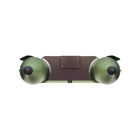 Надувная лодка Аква 2800 (слань-книжка, киль), Расцветка: зеленый, фото , изображение 6