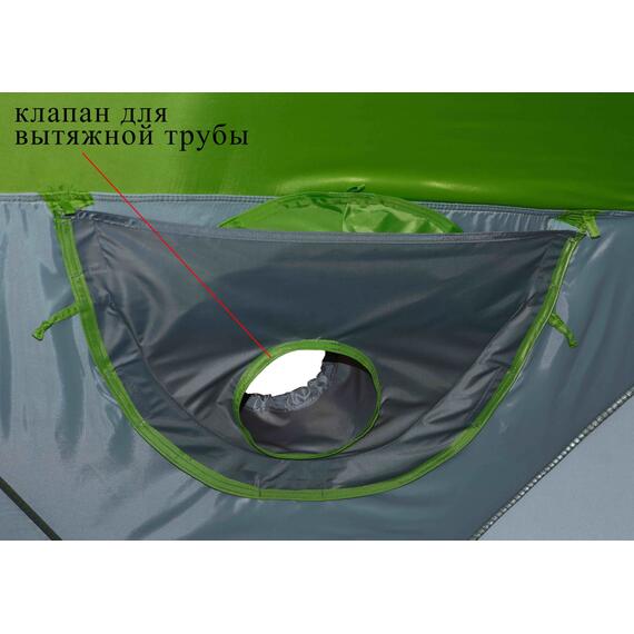 Клапан под вытяжную трубу теплообменника для палаток серии ЛОТОС Куб