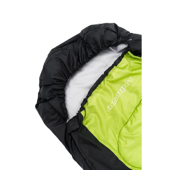 Спальный мешок ACAMPER NORDLYS 2*200г/м2 (black-green), Цвет: черно-зеленый, фото , изображение 5