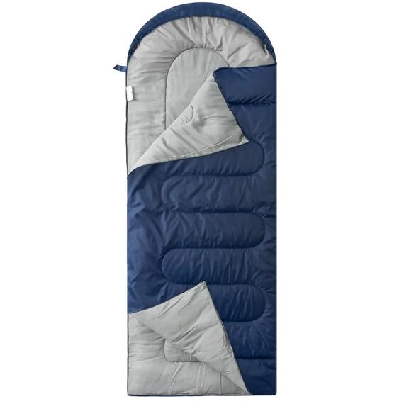 Спальный мешок RSP SLEEP 250 синий, левая молния, фото , изображение 8