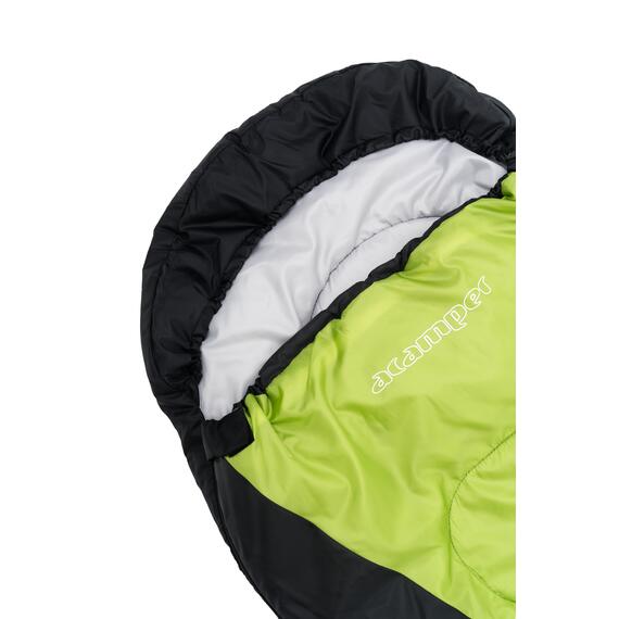 Спальный мешок ACAMPER HYGGE 2*200г/м2 (black-green), Цвет: черно-зеленый, фото , изображение 6