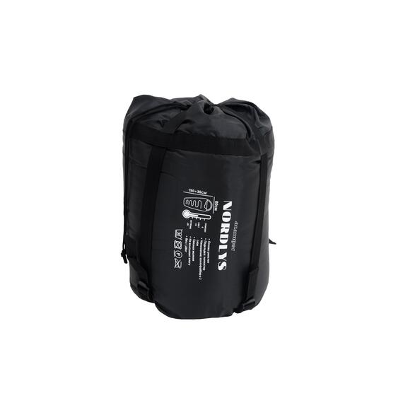 Спальный мешок ACAMPER NORDLYS 2*200г/м2 (black-green), Цвет: черно-зеленый, фото , изображение 6