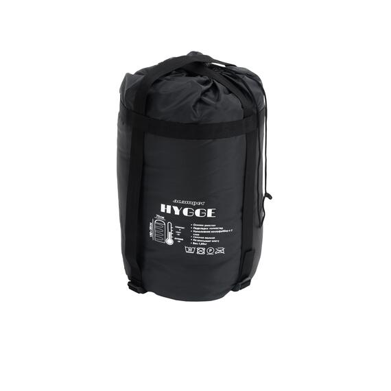 Спальный мешок ACAMPER HYGGE 2*200г/м2 (black-red), Цвет: черно-красный, фото , изображение 7
