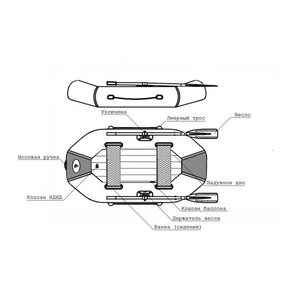 Лодка ПВХ Big Boat Юнг 310, фото , изображение 7