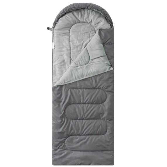 Спальный мешок RSP SLEEP 250 серый, правая молния, фото , изображение 9