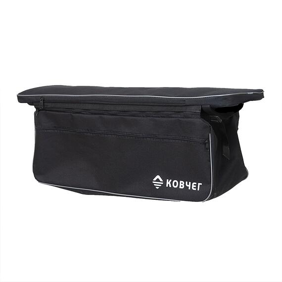 Комплект мягких накладок на сиденье Ковчег 60 с сумкой черный, фото 