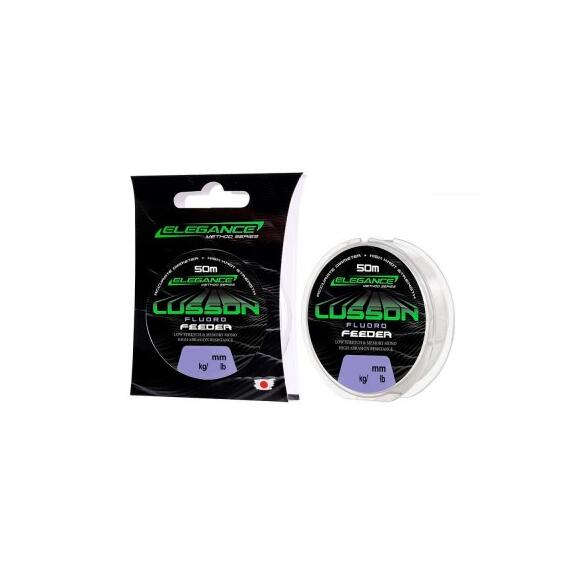 ELEGANCE METHOD Леска флюорокарбон Lusson Fluorocarbon 50м 0,22мм 4,96кг, Диаметр лески: 0.22 мм, Размотка: 50 м, фото 