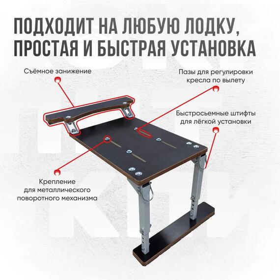 Кресло в комплекте с опорой (нерж.), камуфляж (змеиный принт), Цвет: камуфляж змеиный, фото , изображение 8