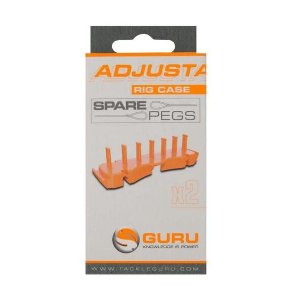 Поводочница GURU Adjustable Rig Case Spare Peg Orange, фото 