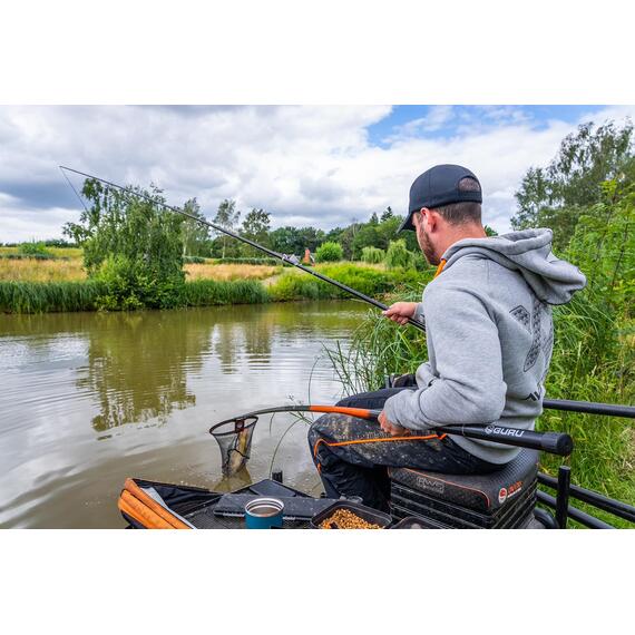 Ручка подсака GURU N-Gauge 400 Net Handle 3pc 4,0м, фото , изображение 3