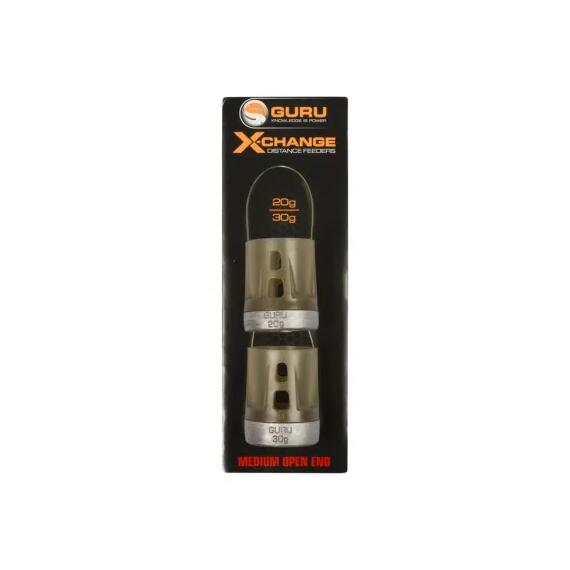 Кормушка Guru X-Change Distance Feeder Solid Medium 20гр + 30гр, Размер: Medium, Вес: 20гр + 30гр, фото 