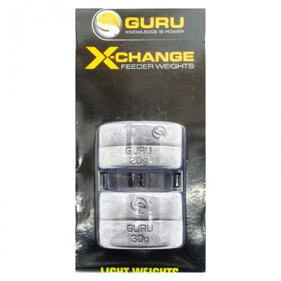 Сменный груз для кормушек Guru X-Change Distance Feeder Weights Light 20гр + 30гр, фото 