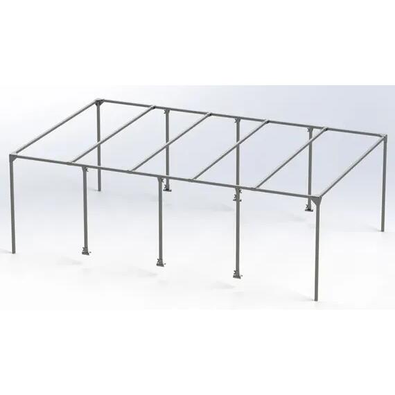 Тент с каркасом для прицепа Старт А2515 и ДОН Н4221 Н1000 (высота 100см) прямоугольный, фото , изображение 2