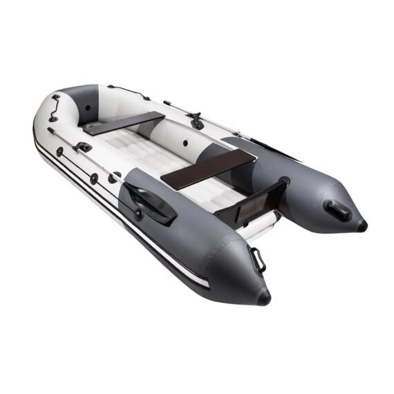 Надувная лодка Таймень NX 3400 НДНД светло-серый/графит, Расцветка: светло-серый/графит, Количество пассажиров: 4, фото , изображение 2