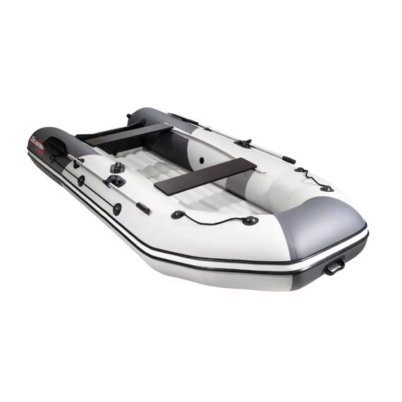Надувная лодка Таймень NX 3400 НДНД светло-серый/графит, Расцветка: светло-серый/графит, Количество пассажиров: 4, фото , изображение 3