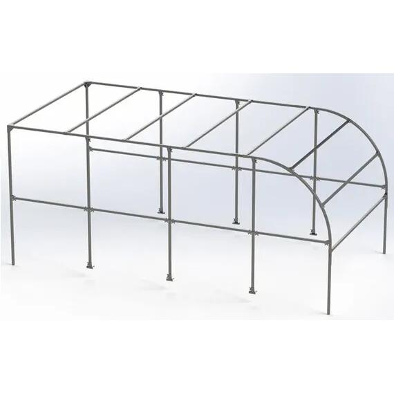 Тент с каркасом для прицепа Старт А3515 Н1500 (высота 150см) с дугой, фото , изображение 2