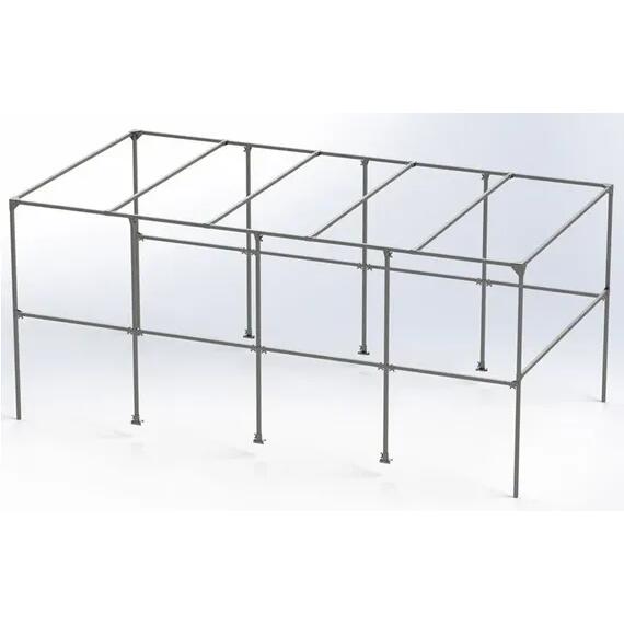 Тент с каркасом для прицепа Старт А3015 Н1500 (высота 150см) прямоугольный, фото , изображение 2