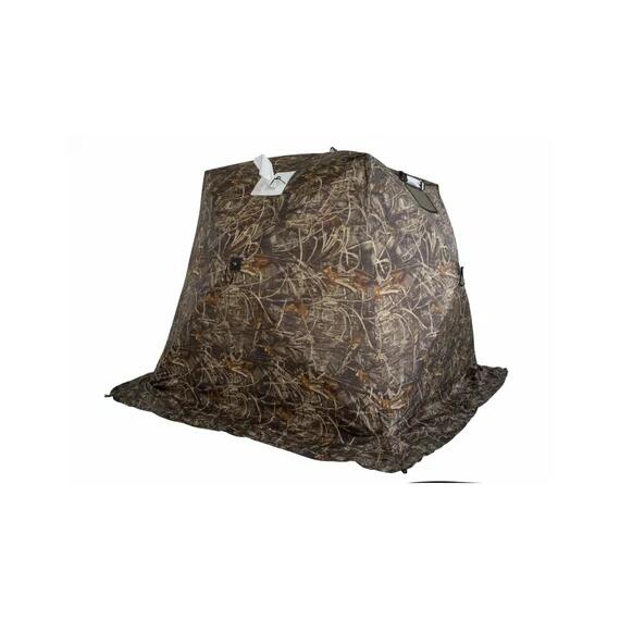 Палатка зимняя СТЭК ЧУМ 2-местная "Т" 3-х слойная, камуф. камыш, фото , изображение 4