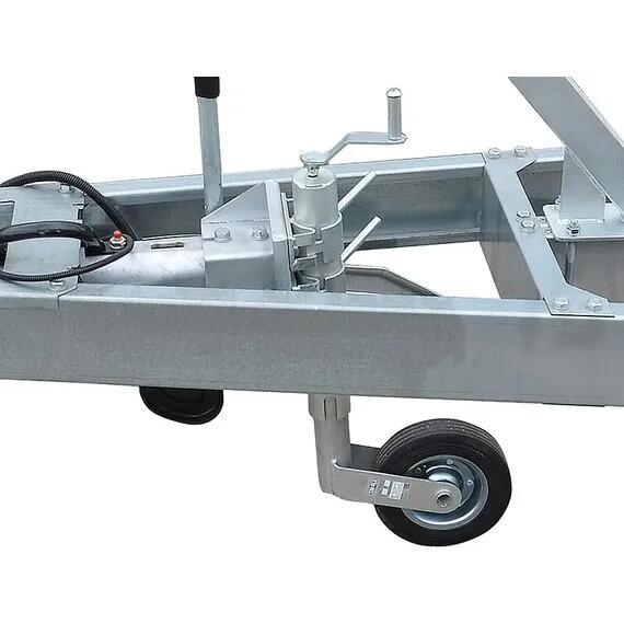 Узел крепления подкатного колеса на замковое устройство до 3500 кг, фото 