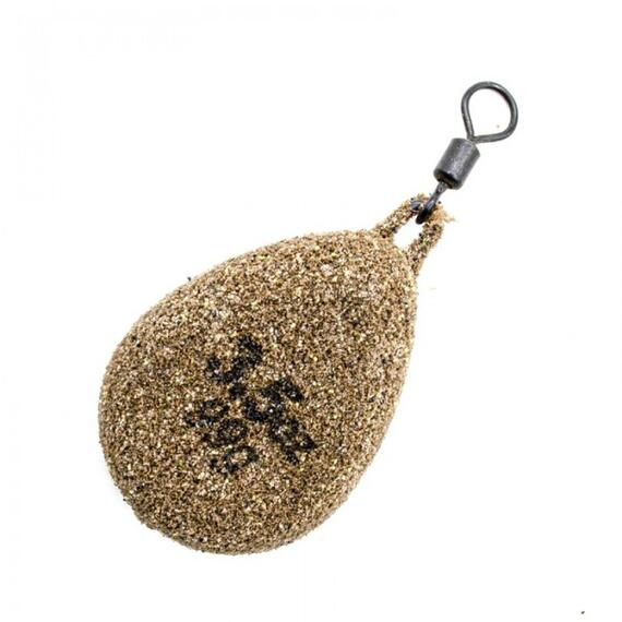 Грузило KORDA Textured Flat Pear Swivel 3,5oz 98гр, фото 