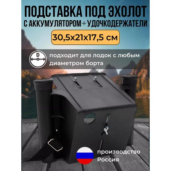 Универсальный крепёжный блок для эхолота с держателя под удочки (УКБ Патриот), фото , изображение 3