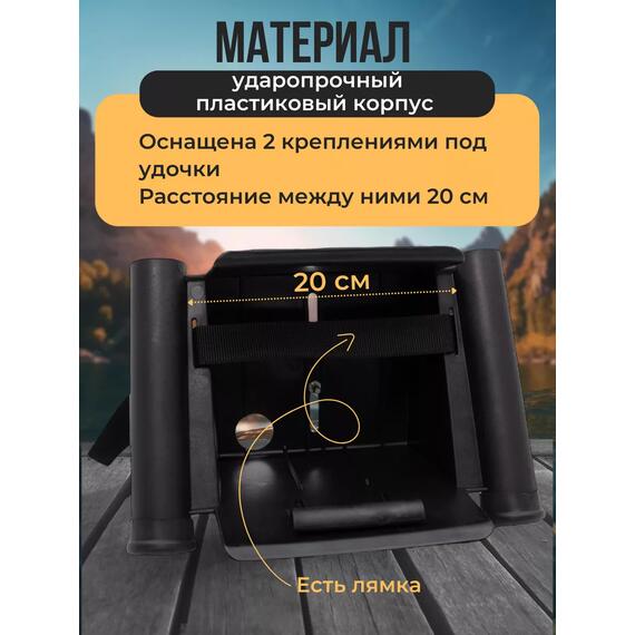 Универсальный крепёжный блок для эхолота с держателя под удочки (УКБ Патриот), фото , изображение 7