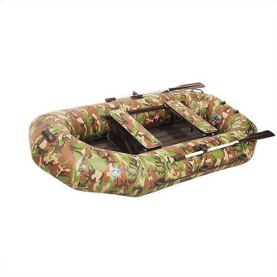 Лодка гребная под мотор Ковчег 280 ВНД (камуфляж/лес), фото 