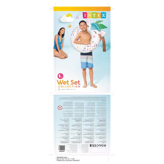 59266 Надувной круг Intex Милые зверята, 84(91) х 76 см, до 40кг, от 8 лет, 3 вида, фото , изображение 2