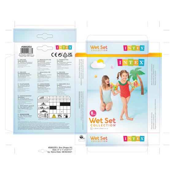 58652 Нарукавники Intex Морские обитатели, 23 х 15 см, от 3-6 лет, фото , изображение 3