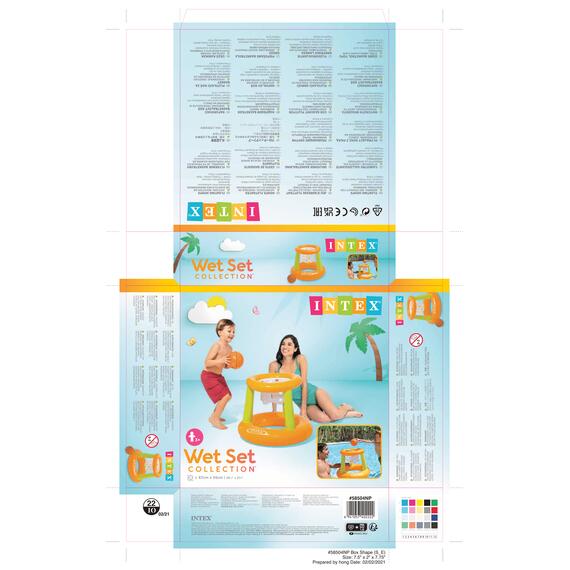 58504 Баскетбольное кольцо надувное Intex, фото , изображение 3