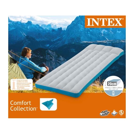67998 Надувной матрас Intex Camping Mat 72Х189Х20см, фото , изображение 4
