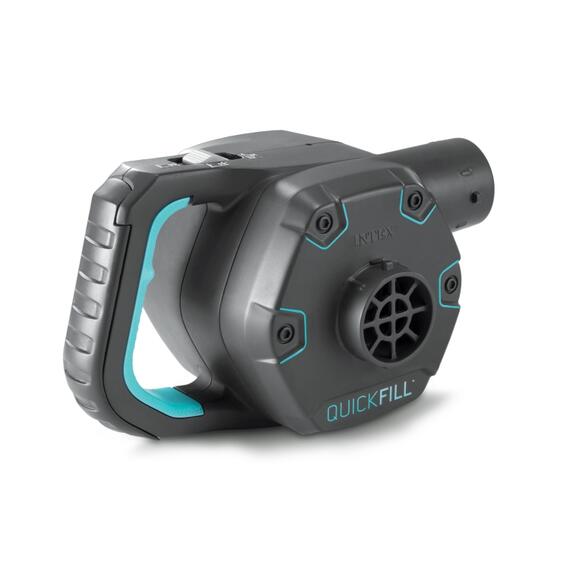 66644 Насос электрический Intex Quick-Fill 220В от бытовой сети, 3 насадки в комплекте, фото 