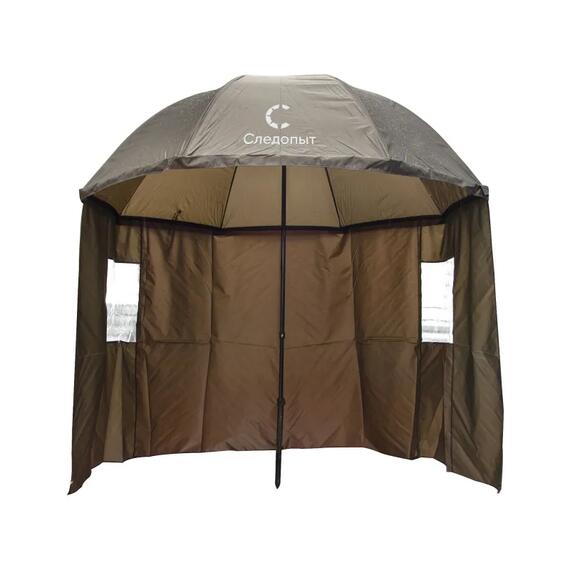 Зонт рыболовный универсальный с полутентом 240 см СЛЕДОПЫТ d=2,4, фото 