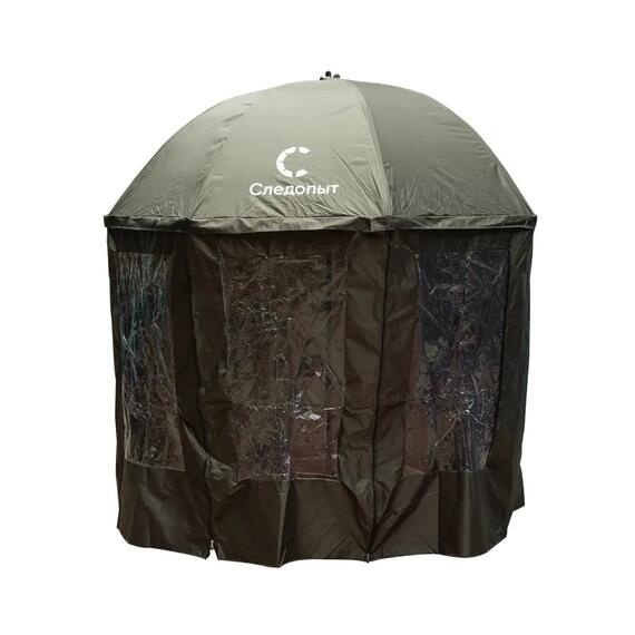 Зонт рыболовный универсальный с тентом 240 см СЛЕДОПЫТ d=2,4, фото 