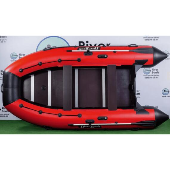 Надувная лодка RiverBoats RB 390, Расцветка: серый/черный, фото , изображение 7