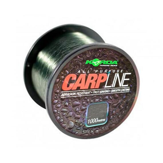 Леска KORDA Carp Line 0,28мм 1000м 8lb, Цвет: зеленый, Диаметр лески: 0,28 мм, фото 