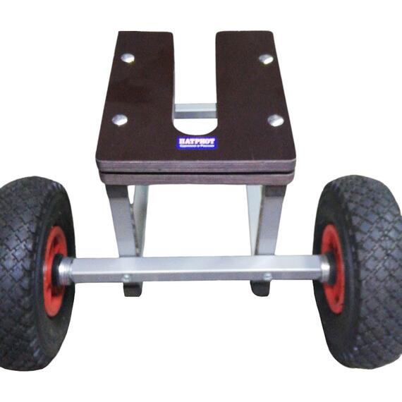 Тележка низкая складная Патриот для лодочного мотора, фото 