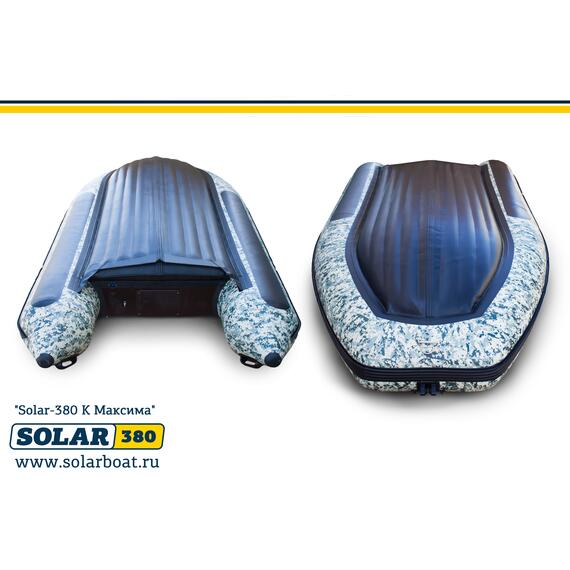 Лодка надувная моторная solar-380 к (максима) Пиксель, фото , изображение 4