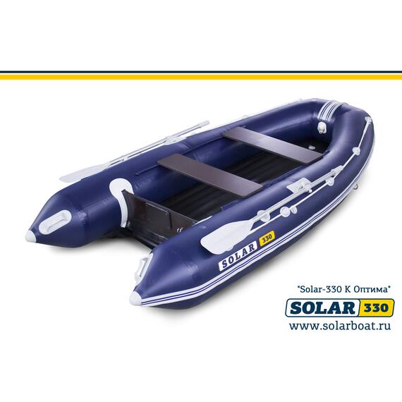Лодка надувная моторная solar-330 к (оптима) Синий, фото , изображение 3