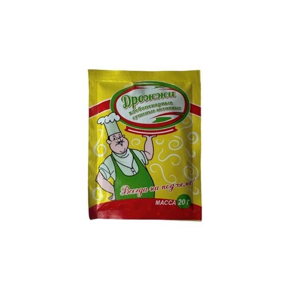 МДК Дрожжи хлебопекарные сушеные Активные Высший сорт 20г, Вес, гр: 20, Количество: 1, фото , изображение 5
