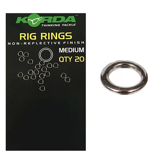 Кольцо стальное KORDA Rig Ring medium, Размер: Medium, фото , изображение 2