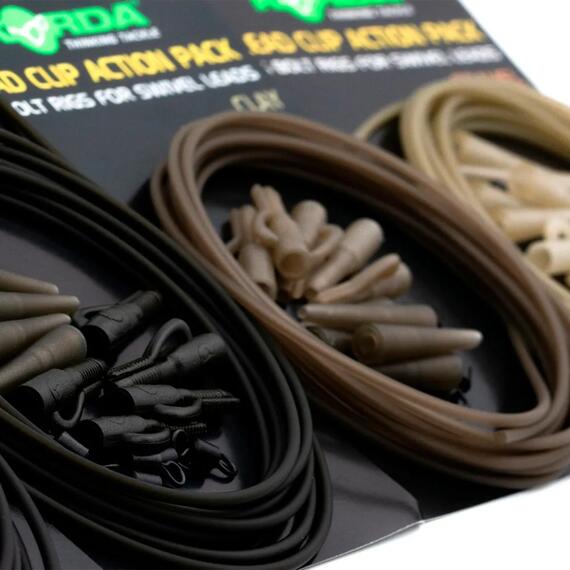 Набор безопасная клипса KORDA Lead Clip Action Pack Clay, Цвет: Clay, фото , изображение 4