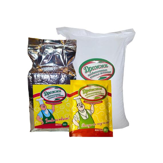 МДК Дрожжи хлебопекарные сушеные Активные Высший сорт 500г, 3 пачки, Вес, гр: 500, Количество: 3, фото , изображение 6