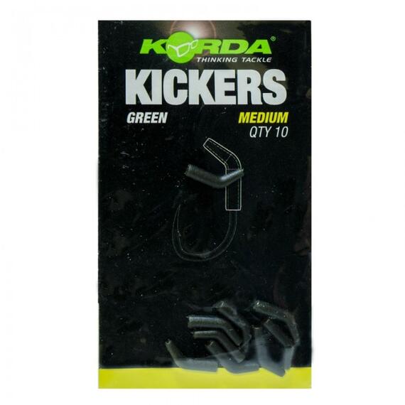 Лентяйка KORDA Kickers Green medium для крючка №6-8, Размер: М, фото 