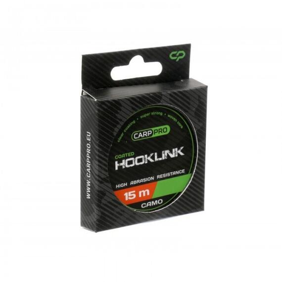Поводковый в оболочке CARP PRO Soft Coated Hooklink Camo 15 LB 15m, Разрывная нагрузка: 15 lb, фото , изображение 2