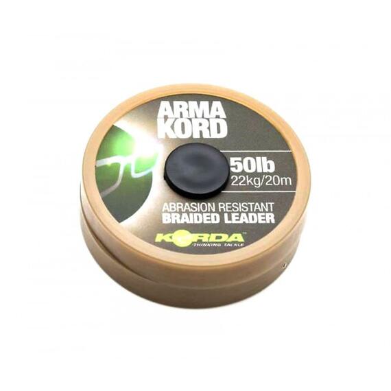 Шок-лидер плетеный KORDA Arma-Kord 50lb 20м, фото 