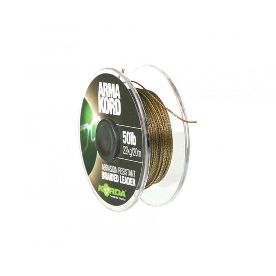 Шок-лидер плетеный KORDA Arma-Kord 50lb 20м, фото , изображение 2