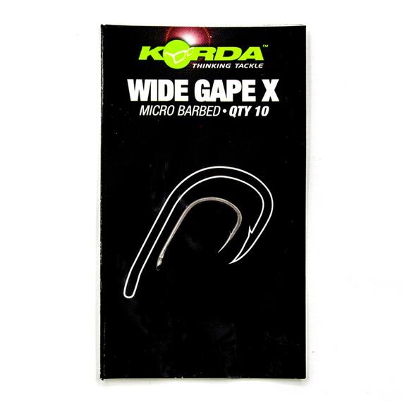 Крючок KORDA Wide Gape-X №8, Размер: №8, фото 