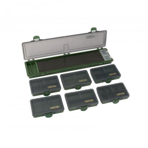 Коробка карповая CARP PRO большая компл 6 коробок с поводочницей, фото , изображение 4