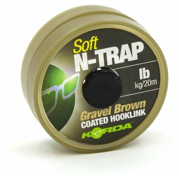 Поводковый материал KORDA N-Trap Soft Gravel 30lb 20м, Разрывная нагрузка: 30 lb, фото 